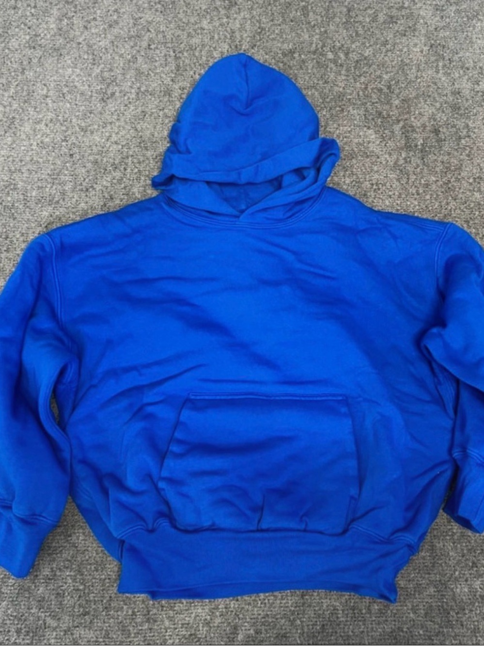 YZY Gap Kids Hoodie Blue Double Layer Cotton "Kanye West"